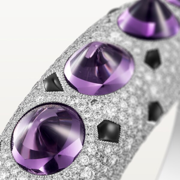 Clash [Un]limited Bracelet White gold, onyx, amethysts, diamonds